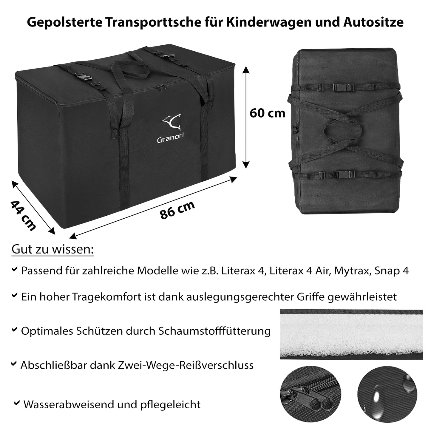 Kinderwagen-Transporttasche BOBBY