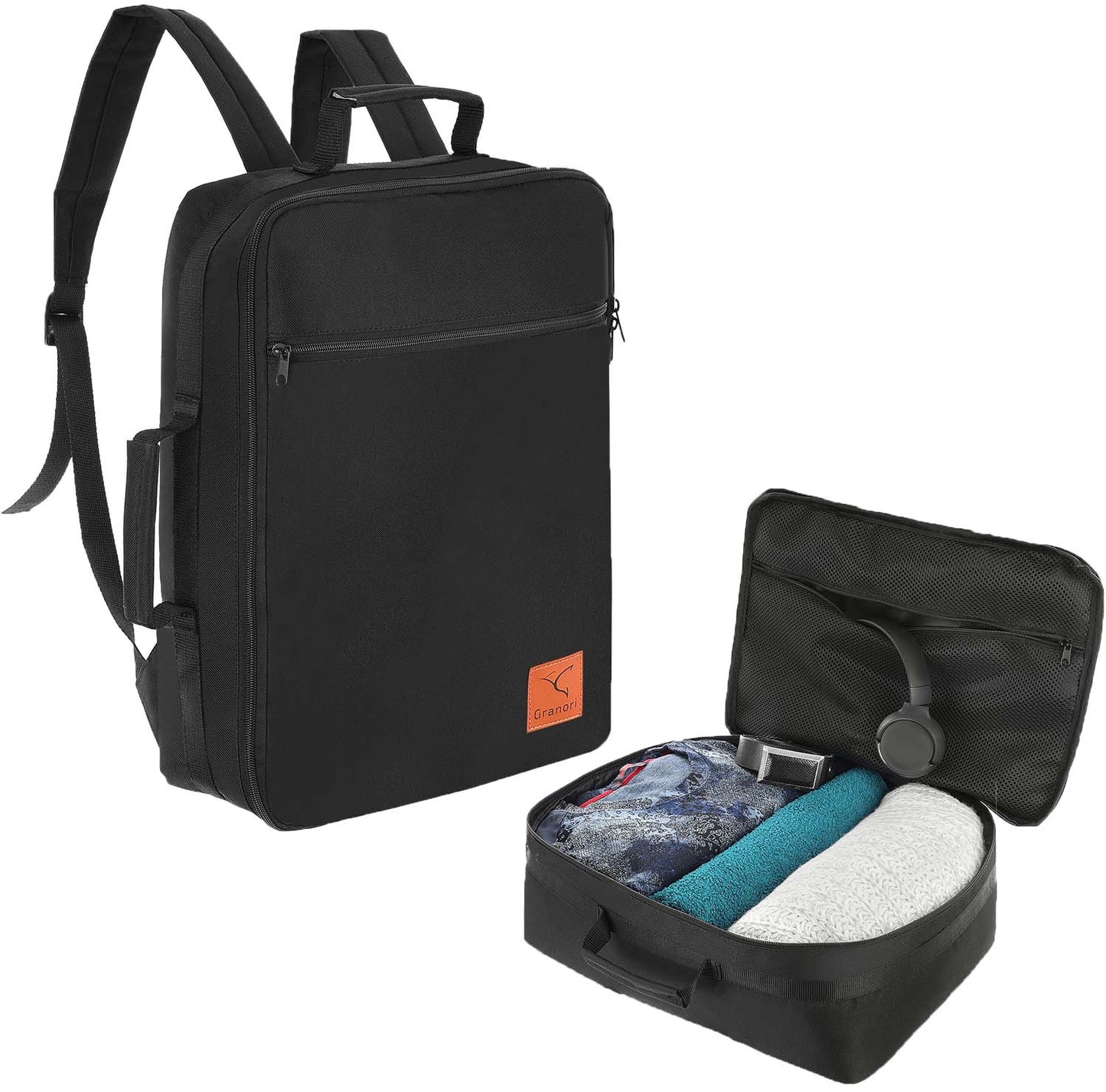 Handgepäck Rucksack 40x30x10 cm für Flugzeug Reise mit Lufthansa