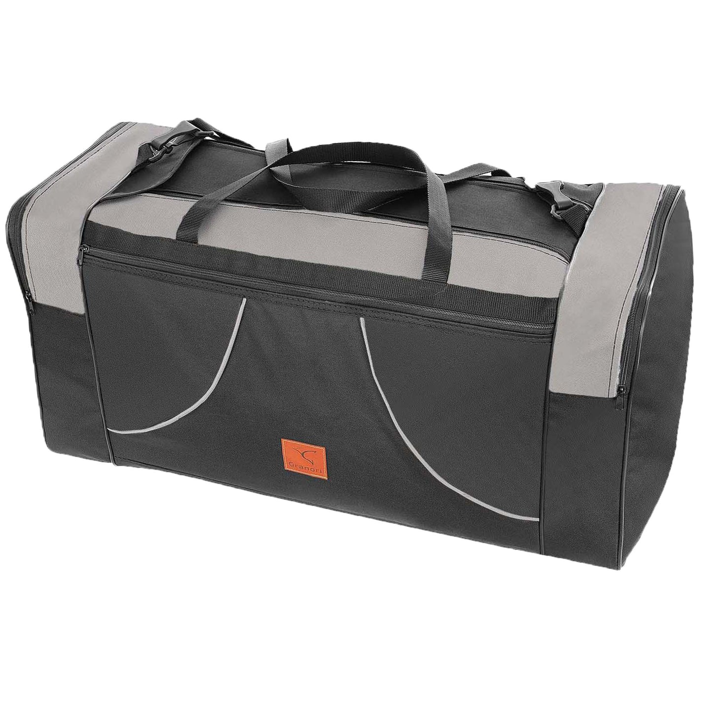 Reisetasche in grau-schwarz mit 150 Liter Volumen