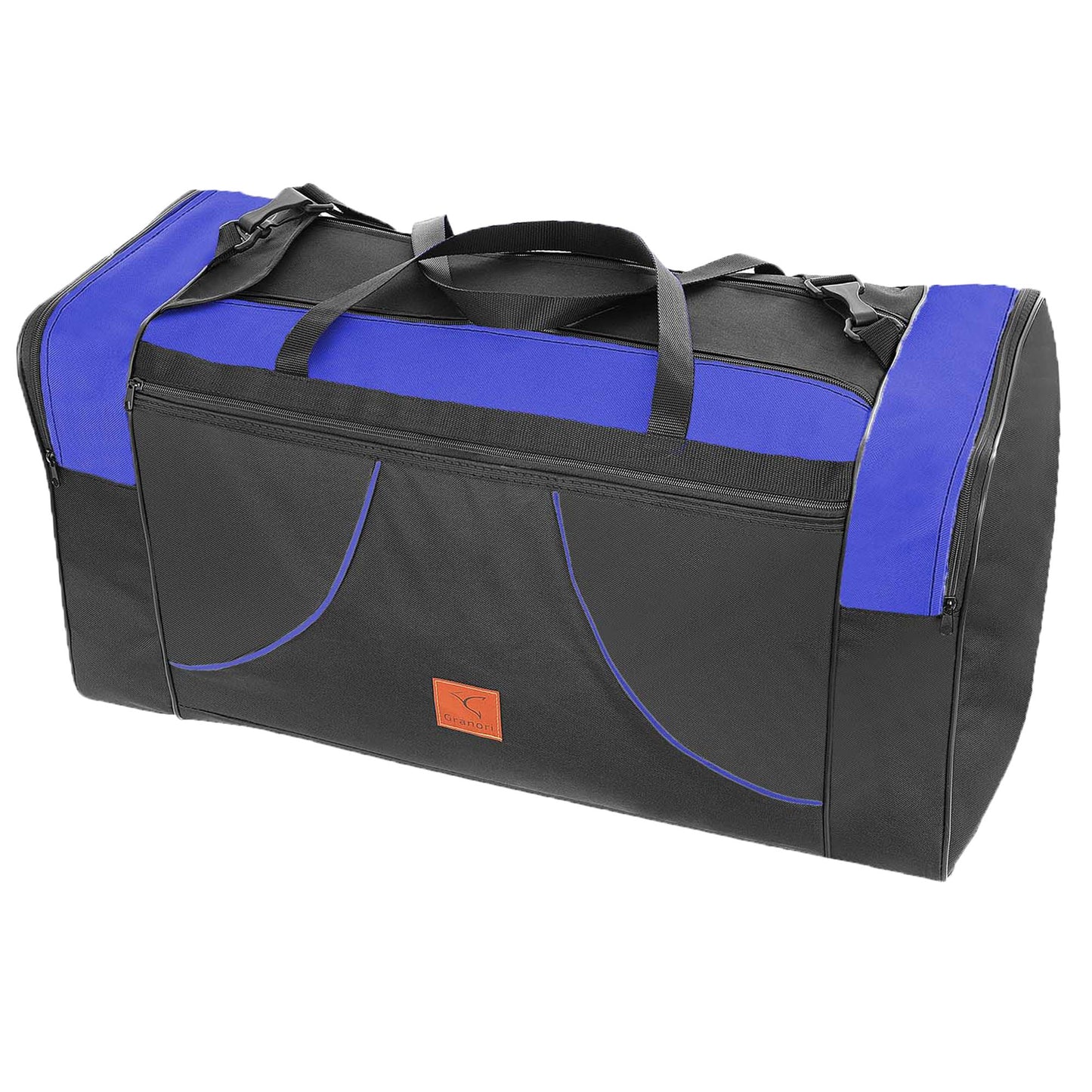 Reisetasche in blau-schwarz mit 150 Liter Volumen