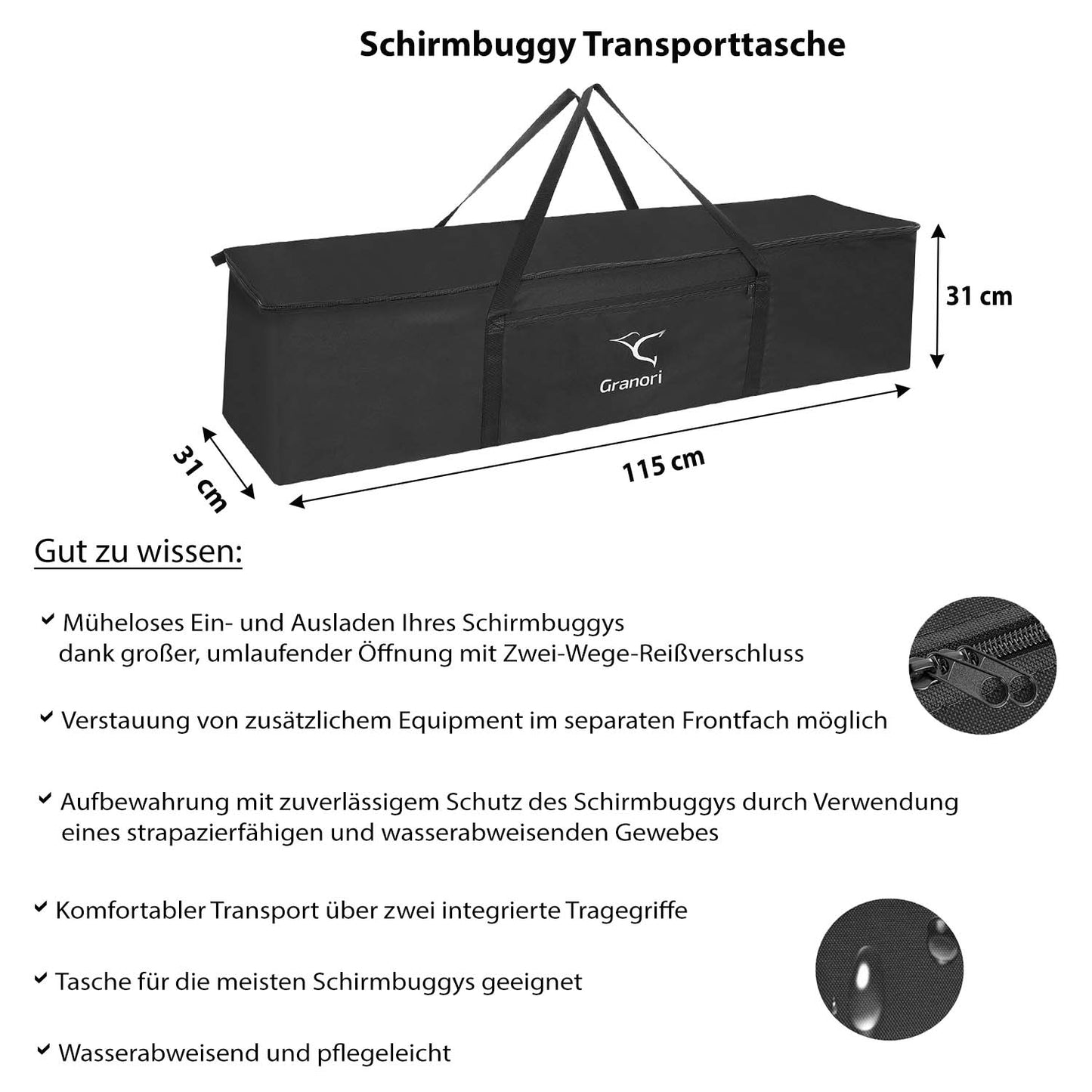 Reisebuggy Transporttasche