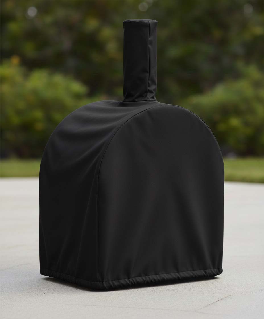 Individuell maßangefertigte Gartenkamin Abdeckung auf der Terrasse