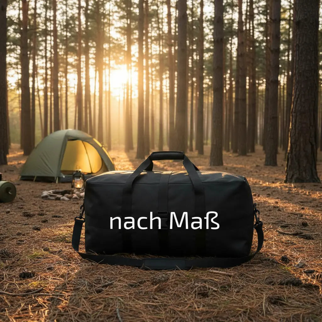 zelt pouch Zelttasche nach Maß Drei Tage geführte Raderlebnisse anime everyday wear Deck and logo color:Black