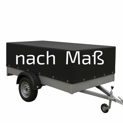 Anhängerplane nach Maß aus wasserdichtem Polyester mit Ösen und Zugschnur, individuell gefertigt