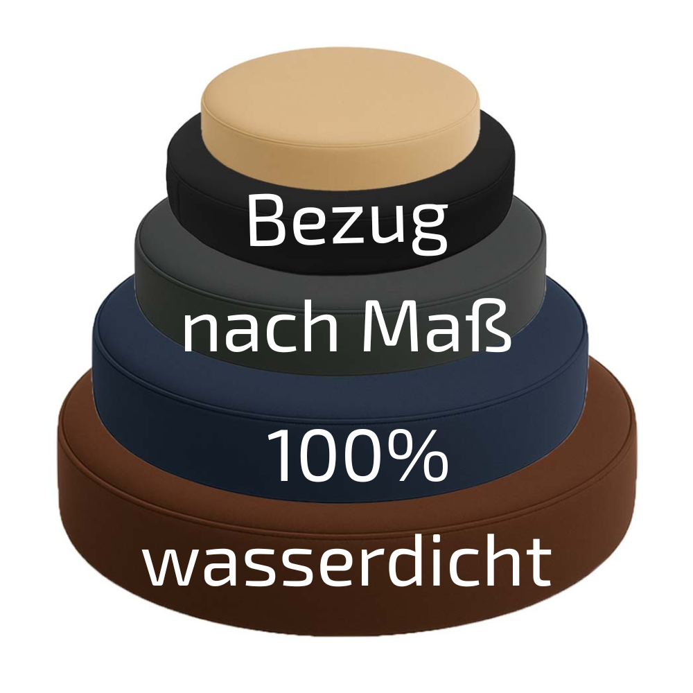 Wasserdichter Polsterbezug nach Maß gefertigt (Massanfertigung).