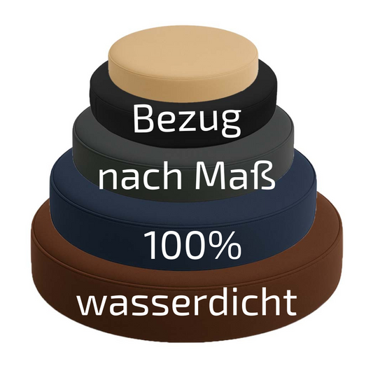 Wasserdichter Polsterbezug nach Maß gefertigt (Massanfertigung).