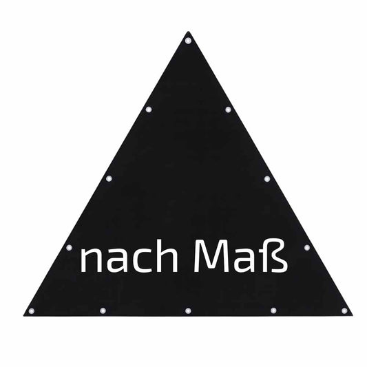 3-Eck Abdeckplane auf Maß, wasserfest und individuell gefertigt