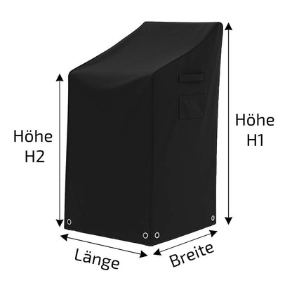 Maßgefertigte Schutzhaube für Stappel-Stühle