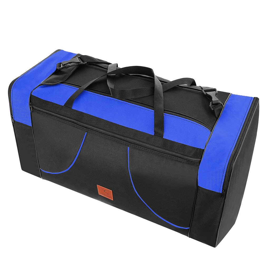Reisetasche in blau-schwarz mit 80 Liter Volumen