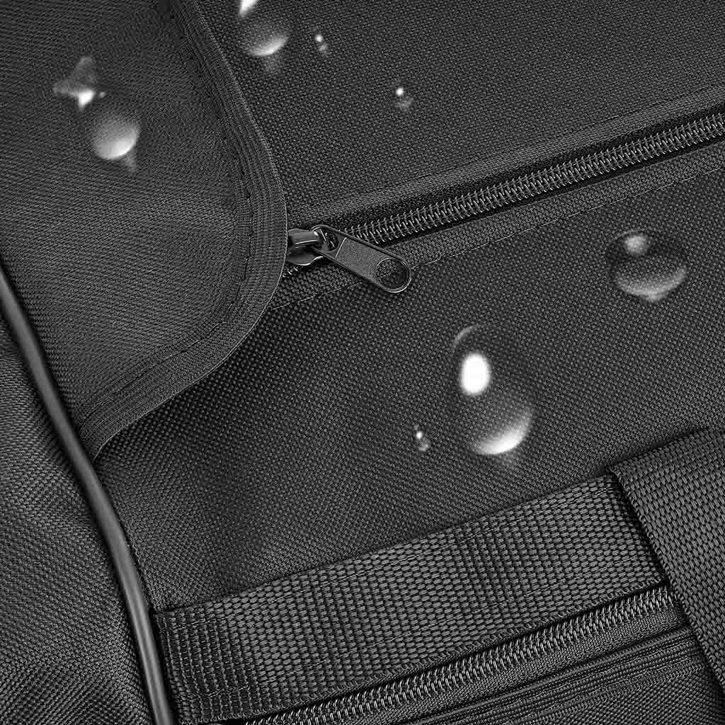Reisetasche in schwarz mit 80 Liter Volumen wasserabweisend