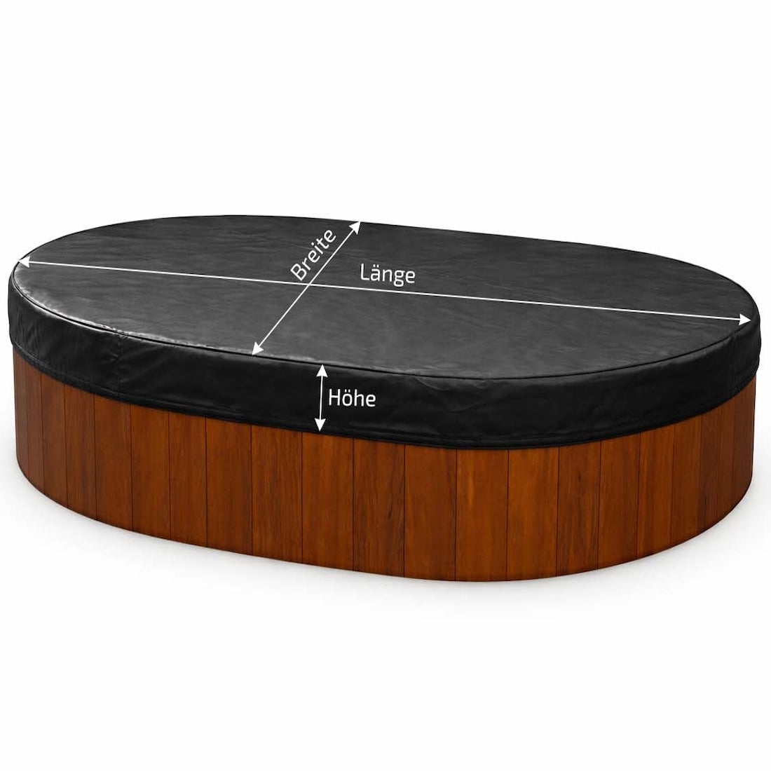 Ovale Pool Plane auf Maß konfigurieren