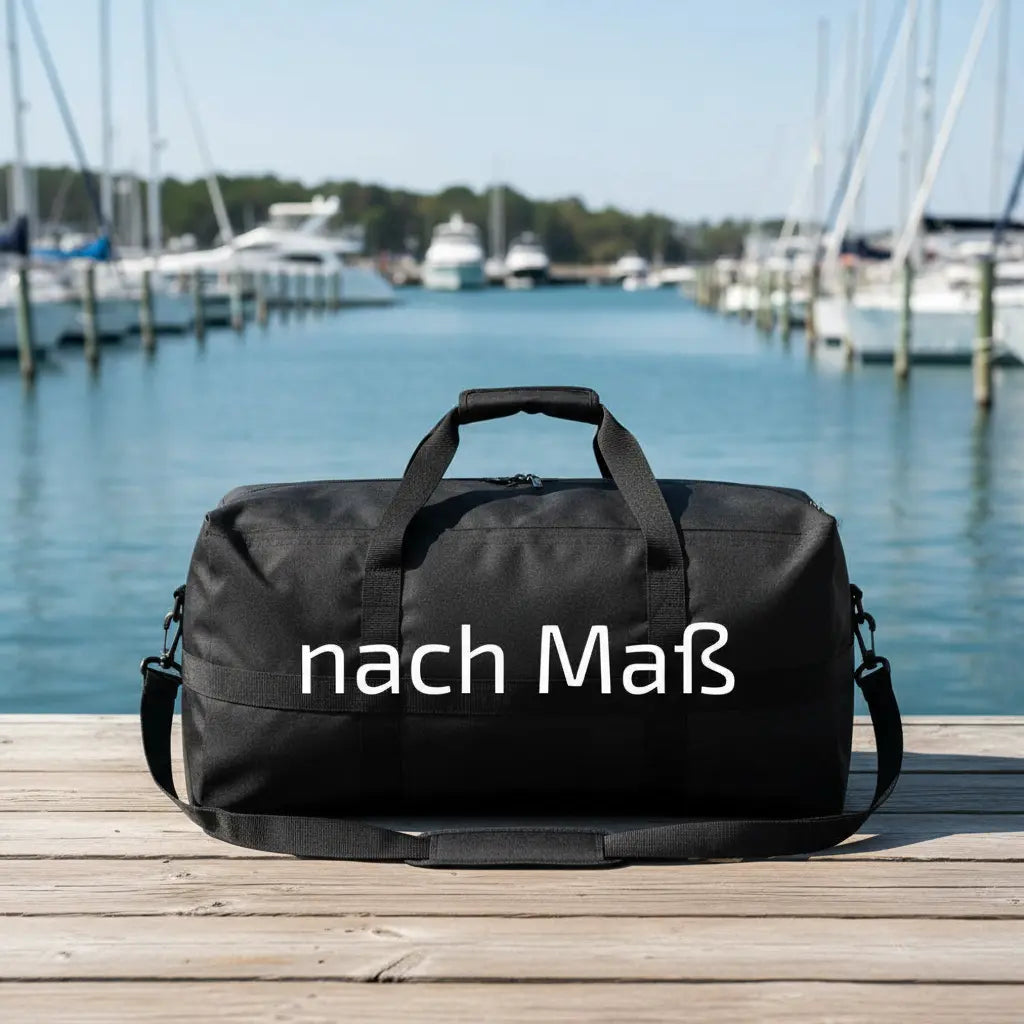Maßgefertigte Bootstasche als robuste Transporttasche für Bootszubehör, Segelzubehör, Leinen, Fender, Angelgerät und Taucherausrüstung