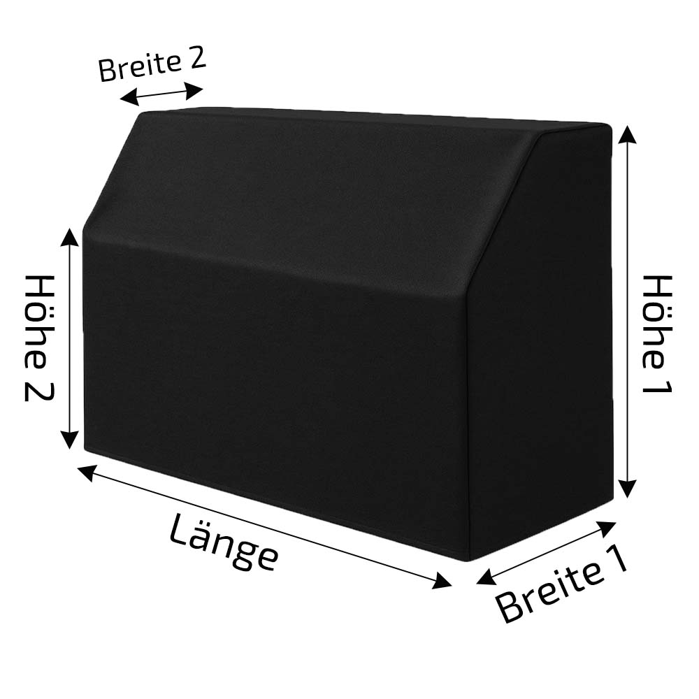 E Piano Abdeckhaube für Digital Piano 88 Tasten und Klavier passgenau gefertigt als Schutz vor Staub und UV-Licht
