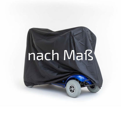 Maßgefertigte Elektromobil Abdeckung als passgenaue und wasserdichte Wetterschutz-Hülle für Seniorenmobile (wetterfeste Abdeckhaube)