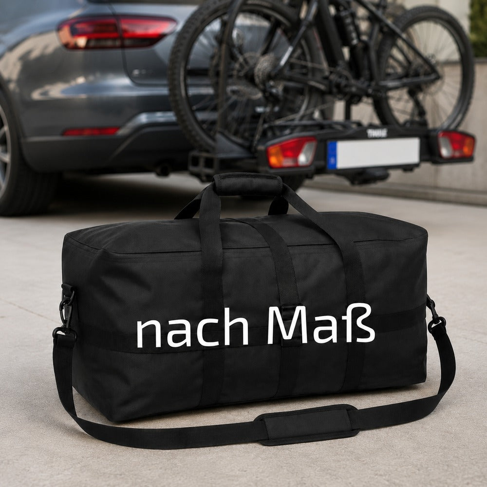 Fahrradträger-Tasche nach Maß aus UNICOVR Plane – wasserdichte Tasche für Heckträger an Anhängerkupplung