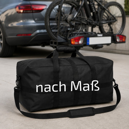 Fahrradträger-Tasche nach Maß aus UNICOVR Plane – wasserdichte Tasche für Heckträger an Anhängerkupplung