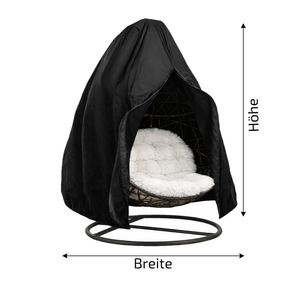 Wasserdichte Schutzhülle auf Maß für XXL-Hängesessel, Doppel-Hängesessel und Hängesessel mit Gestell