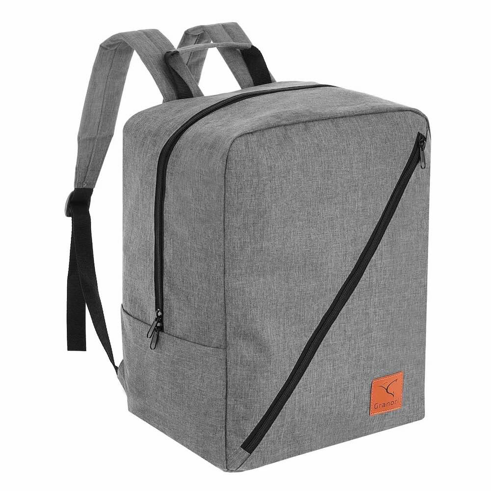 Leichter Kabinengepäck Rucksack 40x30x20 cm für Flugreisen mit z.B. Wizzair und Ryanair