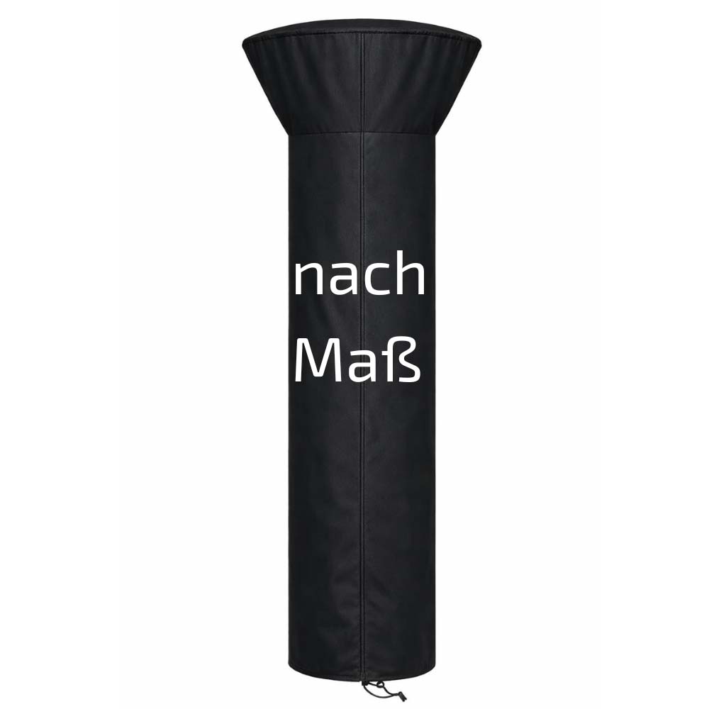 Maßgefertigte Heizpilz Abdeckung nach Maß auf Terrasse
