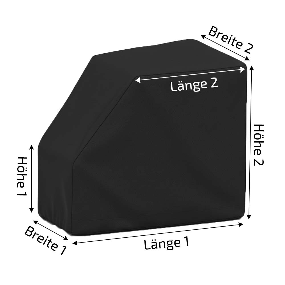 UV-beständige Abdeckhaube für Holzspalter als passgenauer Wetterschutz