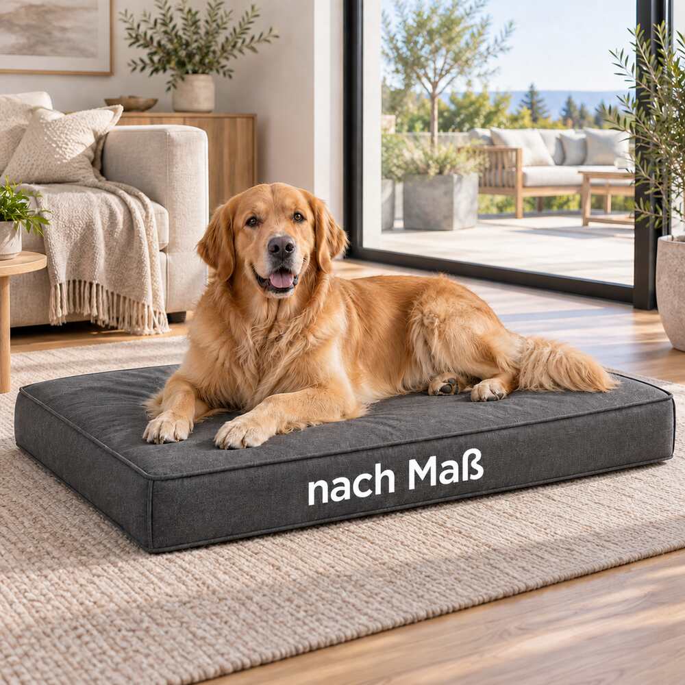Passgenaue Hundematratze nach Maß