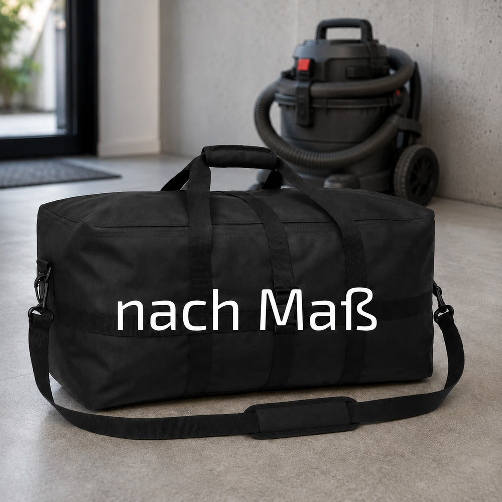 Industriesauger-Tasche nach Maß aus UNICOVR Plane – wasserdichte Tasche für Baustellensauger