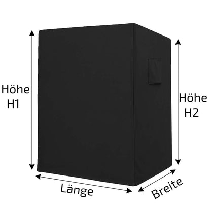 Passgenaue und wetterfeste Kühlschrank Abdeckhaube nach Maß für freistehende Kühlschränke