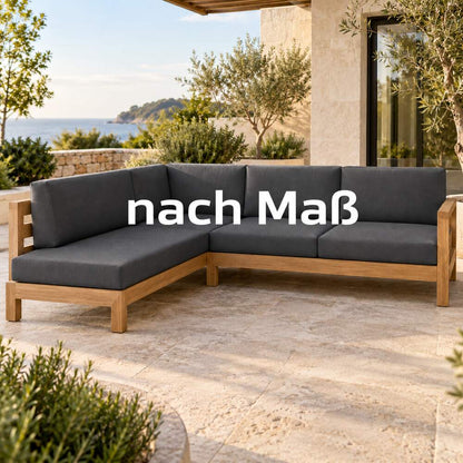 Maßgefertigte Lounge Polster im Garten