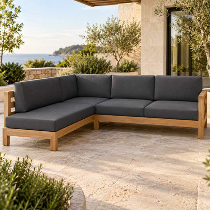Outdoor Polster nach Maß auf einer Gartenlounge