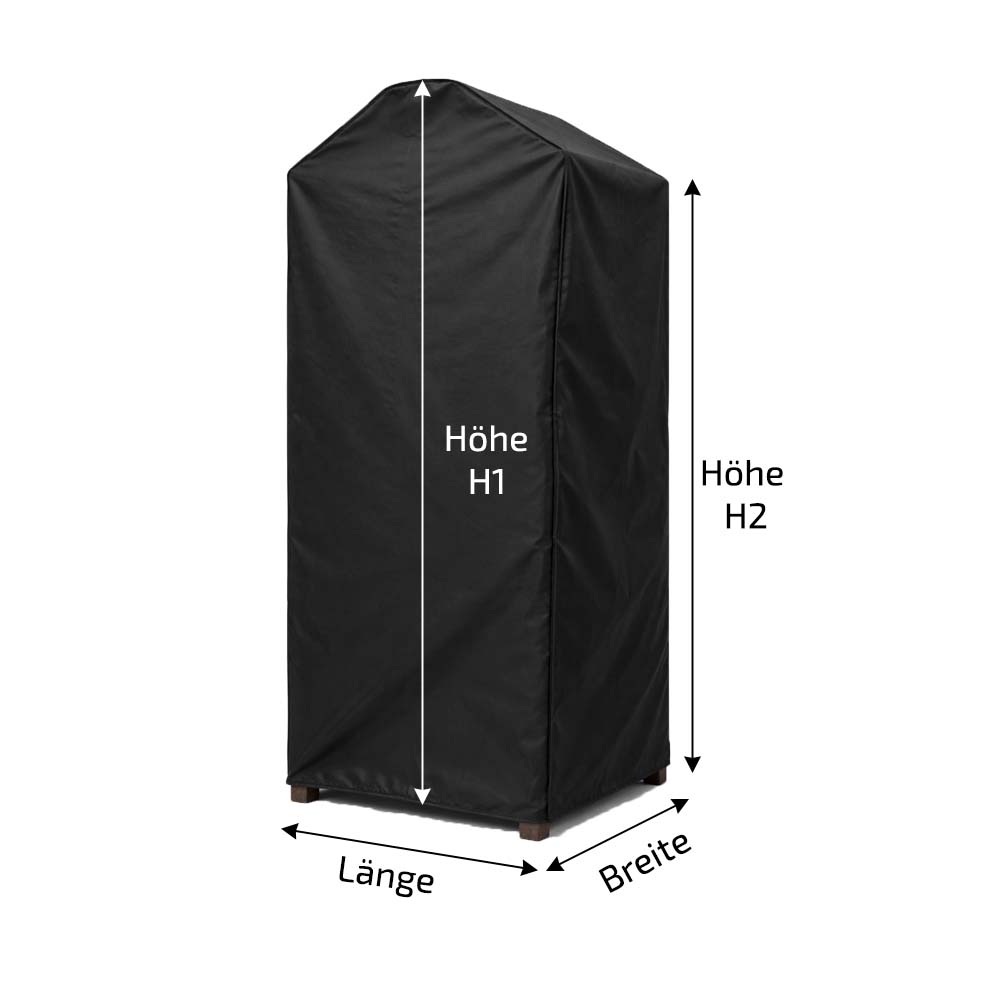 Wasserdichte maßgefertigte Schutzhülle für Räucherschrank im Außenbereich