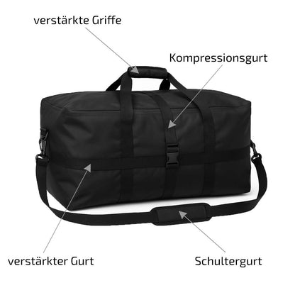 Maßgeschneiderte Tasche für Outdoor und Camping in beliebiger Größe und mit praktischen Features (individuell angefertigt)