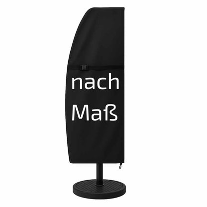 Wasserdichte Sonnenschirmhülle nach Maß für alle Schirmarten (z.B. Ampelschirm) – passgenaue Schirmhülle für Garten und Terrasse