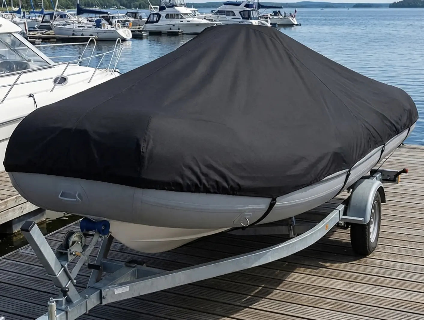 Schlauchboot Abdeckung nach Maß anfertigen lassen