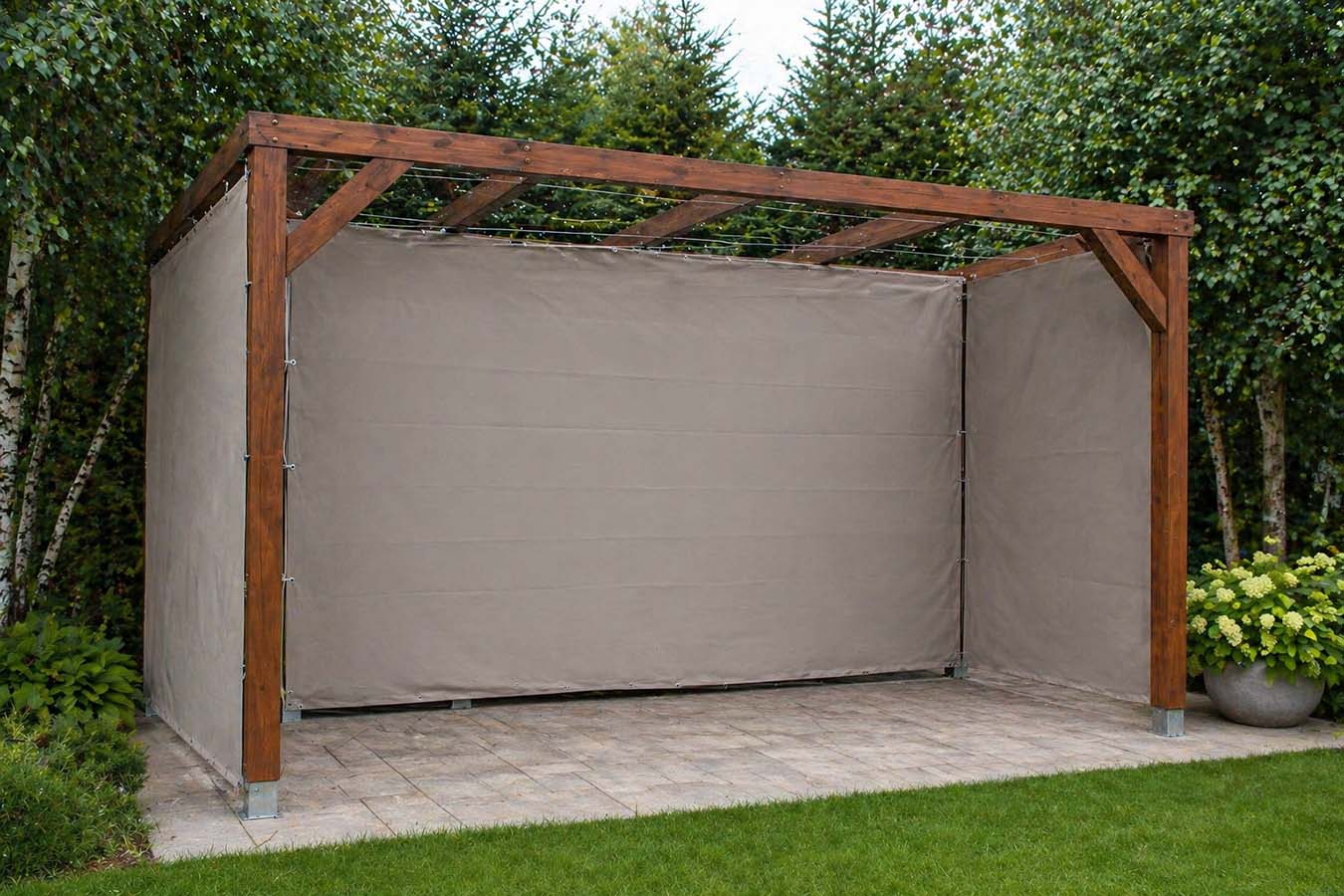 Windschutzplane für Carport anfertigen lassen