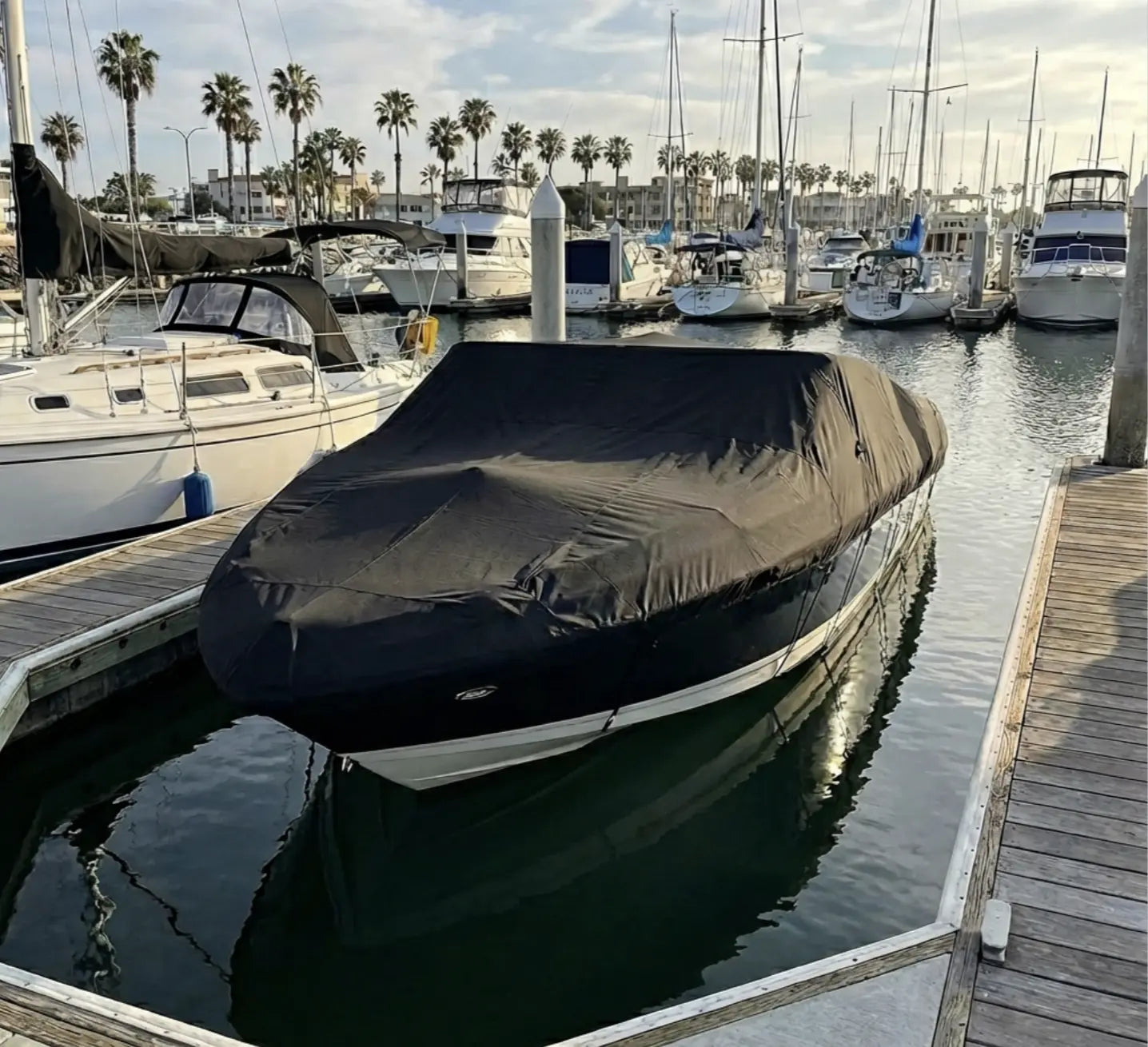 Speedboot Abdeckung nach Maß anfertigen lassen für wasserdichten Motorboot Schutz