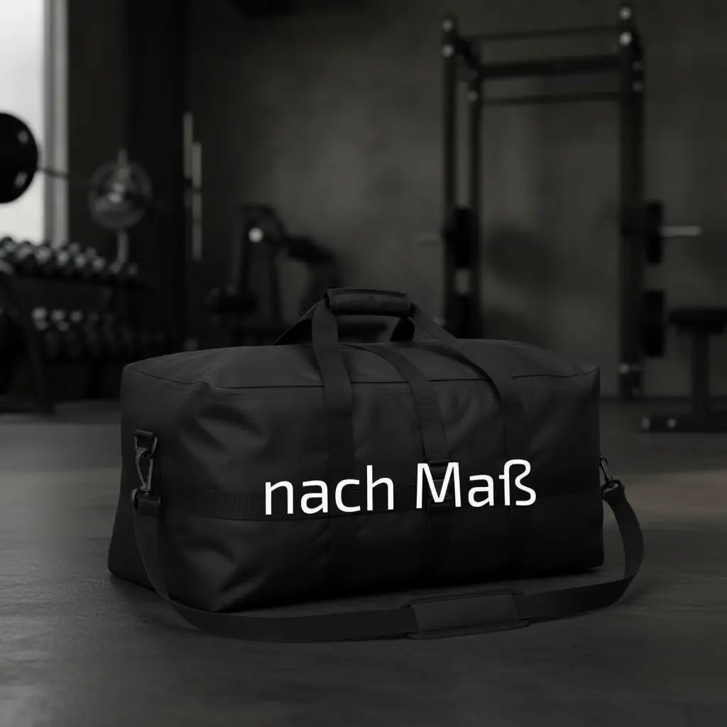 Maßgefertigte Sport- und Fitnesstasche als robuste und wasserdichte Transporttasche für Sportausrüstung, Trainingsmaterial, Bälle und Vereinsbedarf